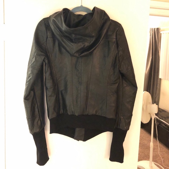 Pelechecoco Black Reworked Leather Jacket - Picture 3 of 6